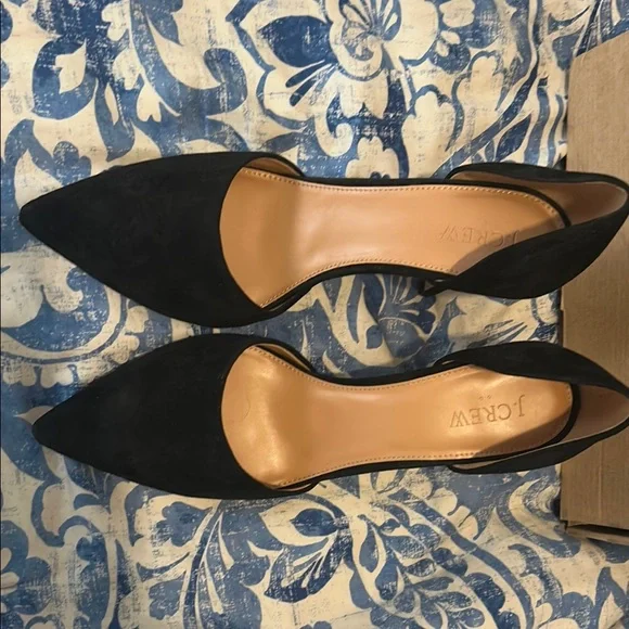 J. Crew Factory Black High Heels Classic Pumps - Picture 3 of 5
